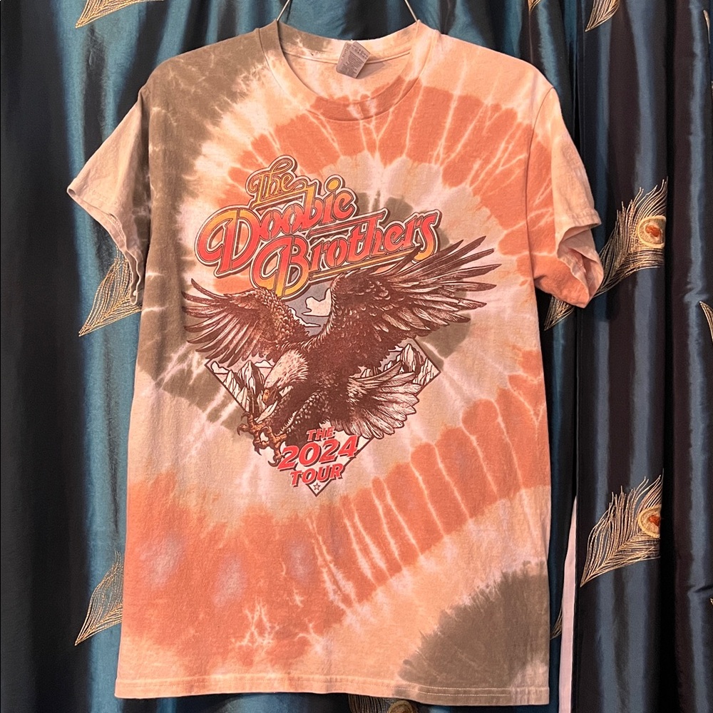 The Doobie Brothers 2024 Tour T-Shirt Women Small Tye Dye
